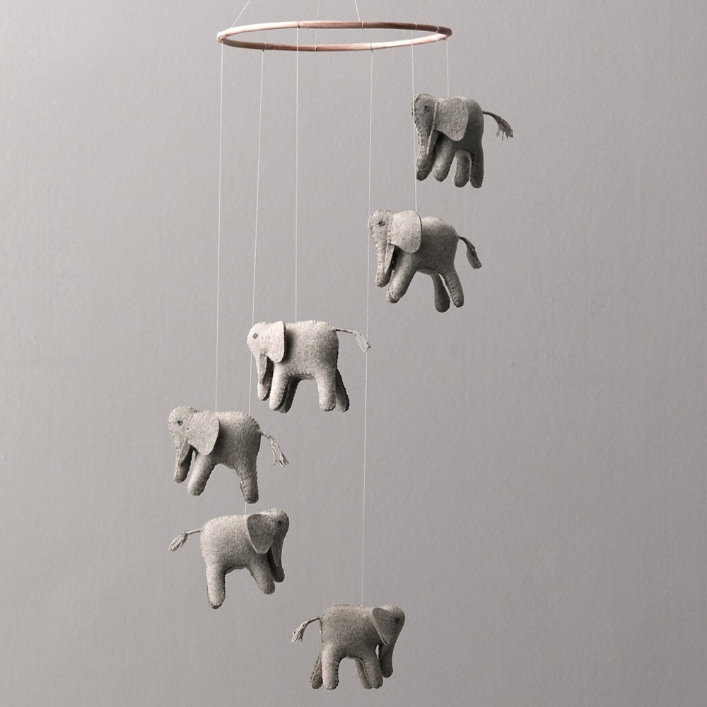 RH Kids Felt Elephant Mobile